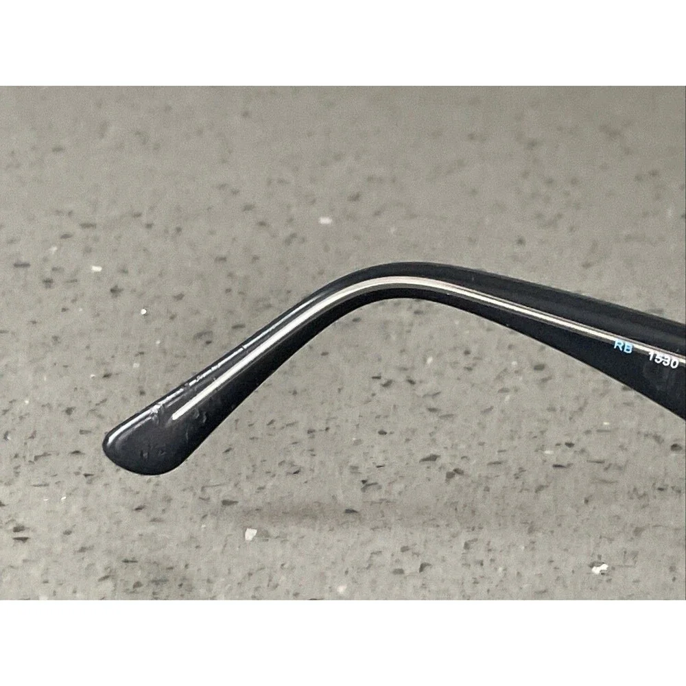 Ray-Ban RB 1530 3529 46-16-125 Black Crystal Full Rim Eyeglasses Frames ONLY